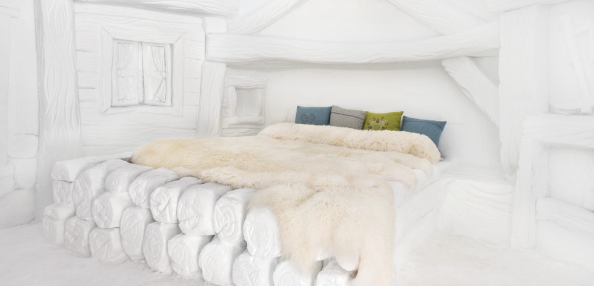 Hai mai dormito in uno chalet di neve? Ora puoi! Ecco dove