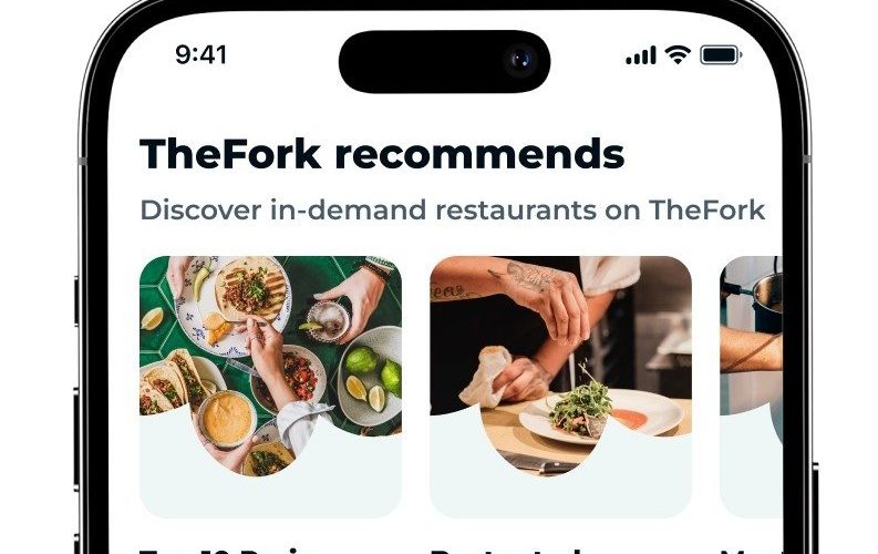 La nuova app di TheFork con Intelligenza Artificiale