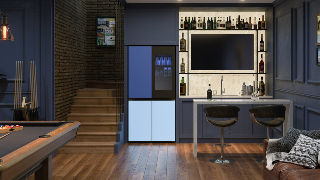 I nuovi frigoriferi LG Instaviewe with moodup: colori e musica in cucina!