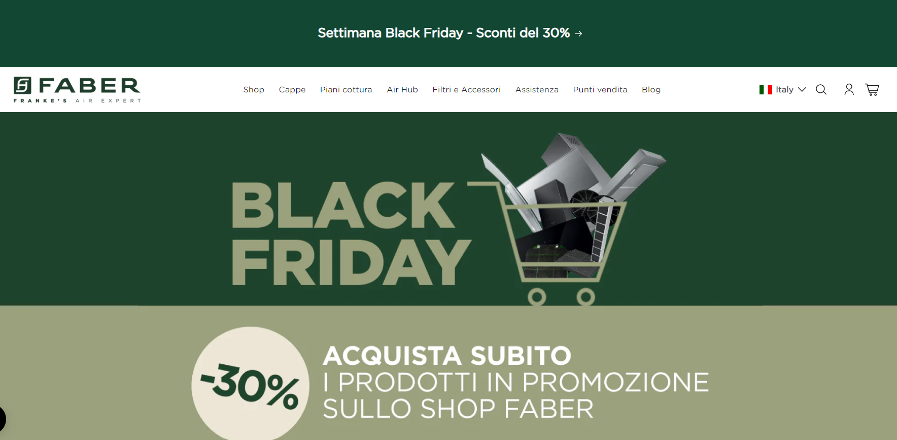 Faber presenta il nuovo sito web con e-shop integrato