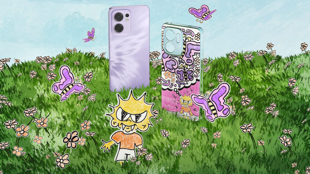 OPPO porta il butterfly design nel cuore di Milano con la serie Reno13