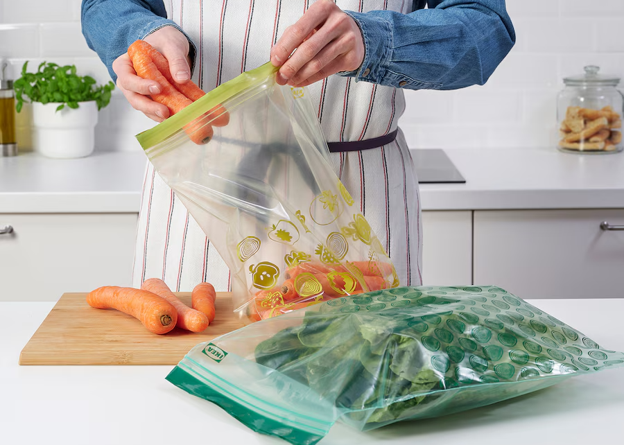 È sicuro riutilizzare i sacchetti con chiusura a zip? 
