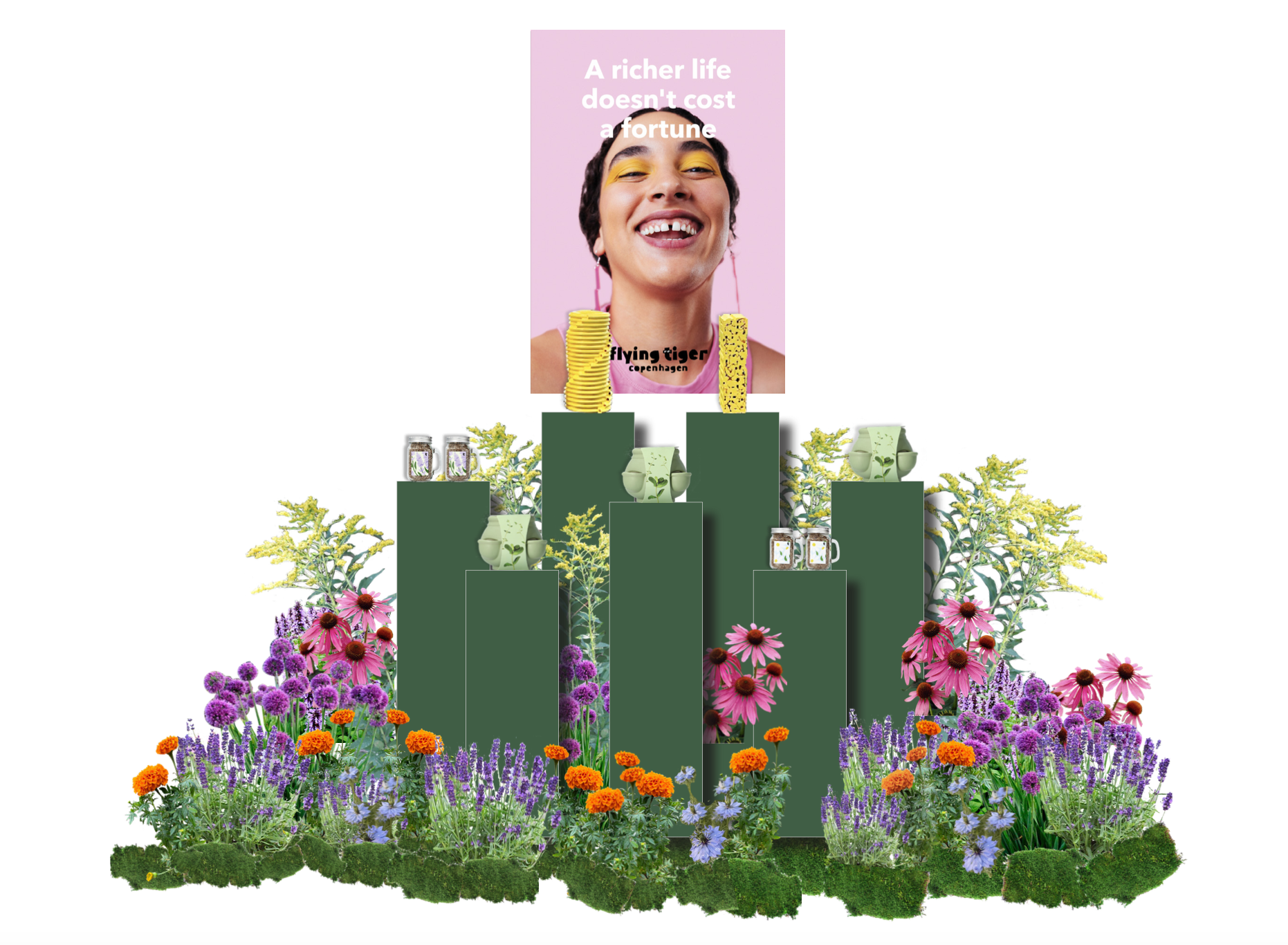 In Stazione Garibaldi a Milano, il design fiorisce con Fly Garden