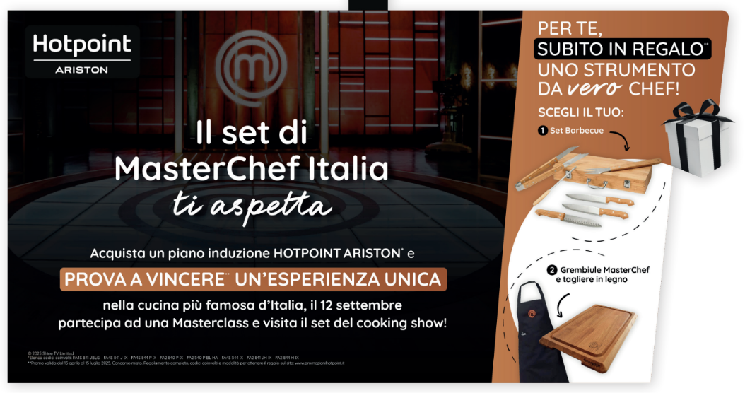 Un concorso imperdibile con Hotpoint Ariston e MasterChef Italia