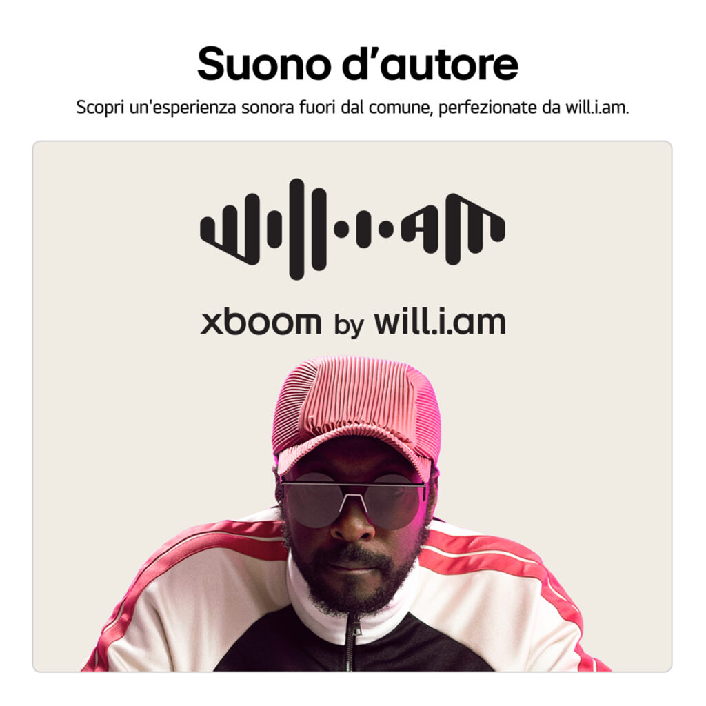 XBOOM BY WILL.I.AM arriva in Italia: musica senza confini