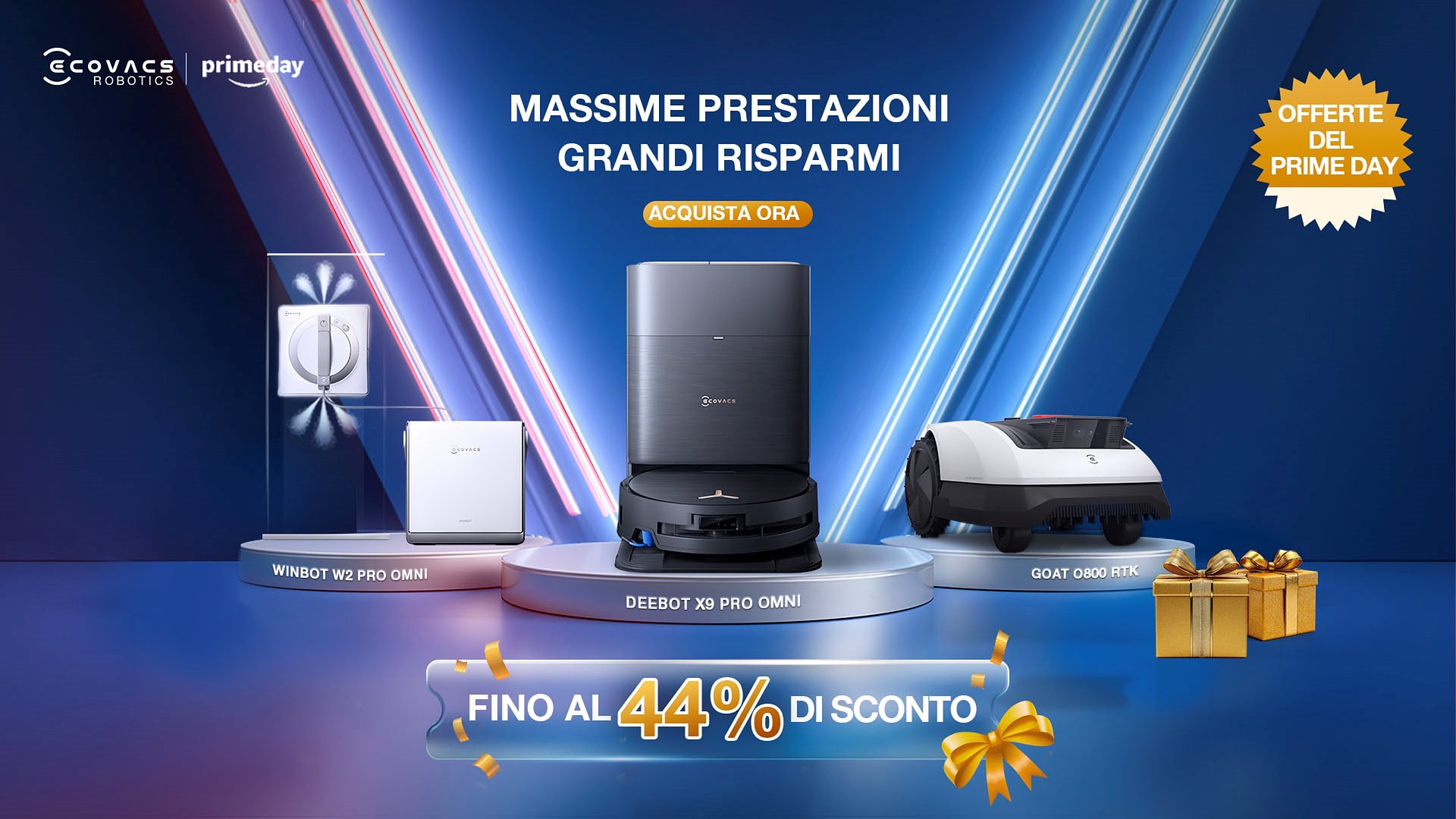 Amazon Prime Day: ECOVACS anticipa le offerte