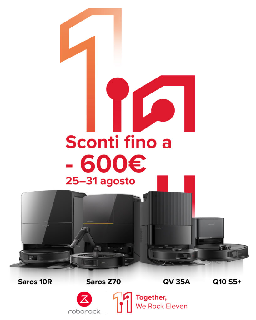 Roborock compie 11 anni e per festeggiare annuncia numerose offerte