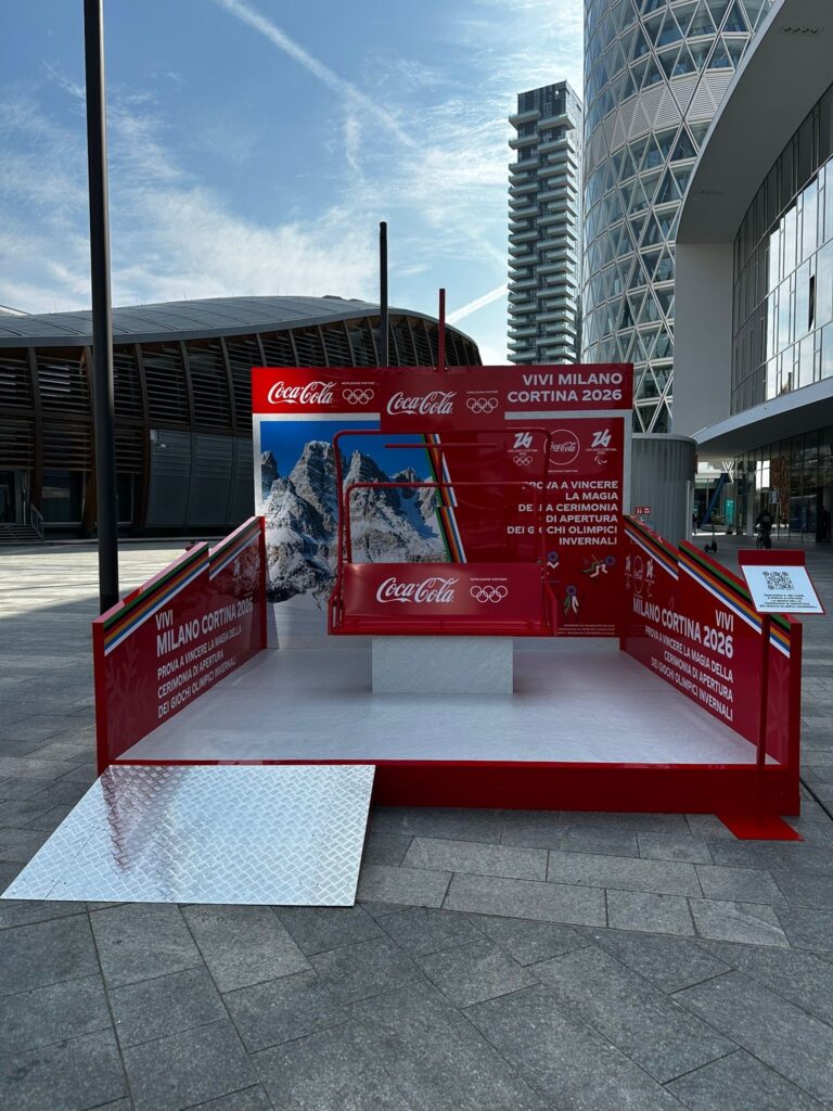 Coca-Cola porta la magia di Milano Cortina 2026 nel cuore di Milano