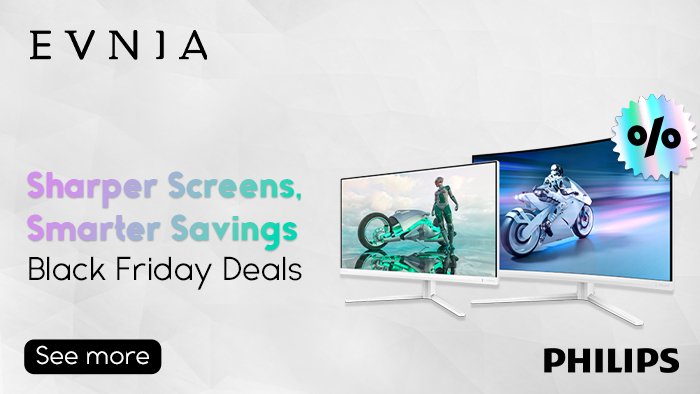 Per la casa e l'ufficio, la produttività è con stile con Philips Monitors ed Evnia