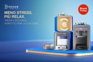 Black Friday 2025: ECOVACS annuncia sconti anticipati fino al 53%