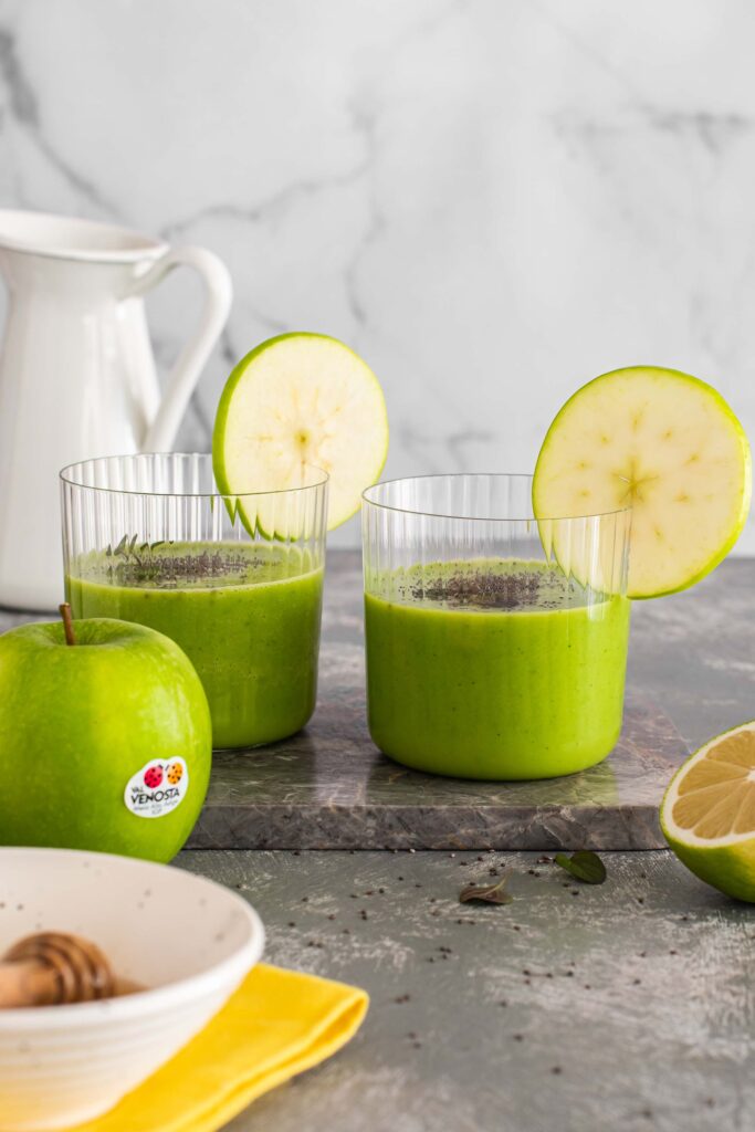 Smoothie verde con Mele Granny Smith Val Venosta
