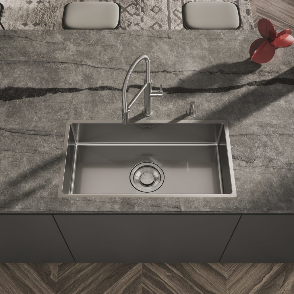 Franke eleva il concetto di well-living con la nuova gamma di vasche Box DrainMax