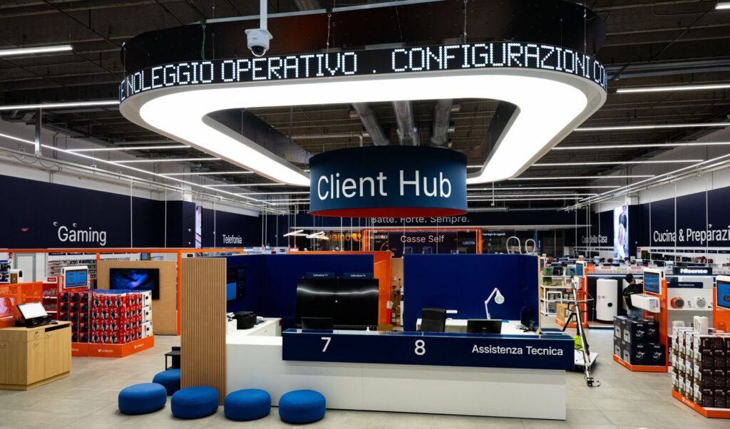 Lissone e Unieuro nel nuovo store con AI e Client Hub